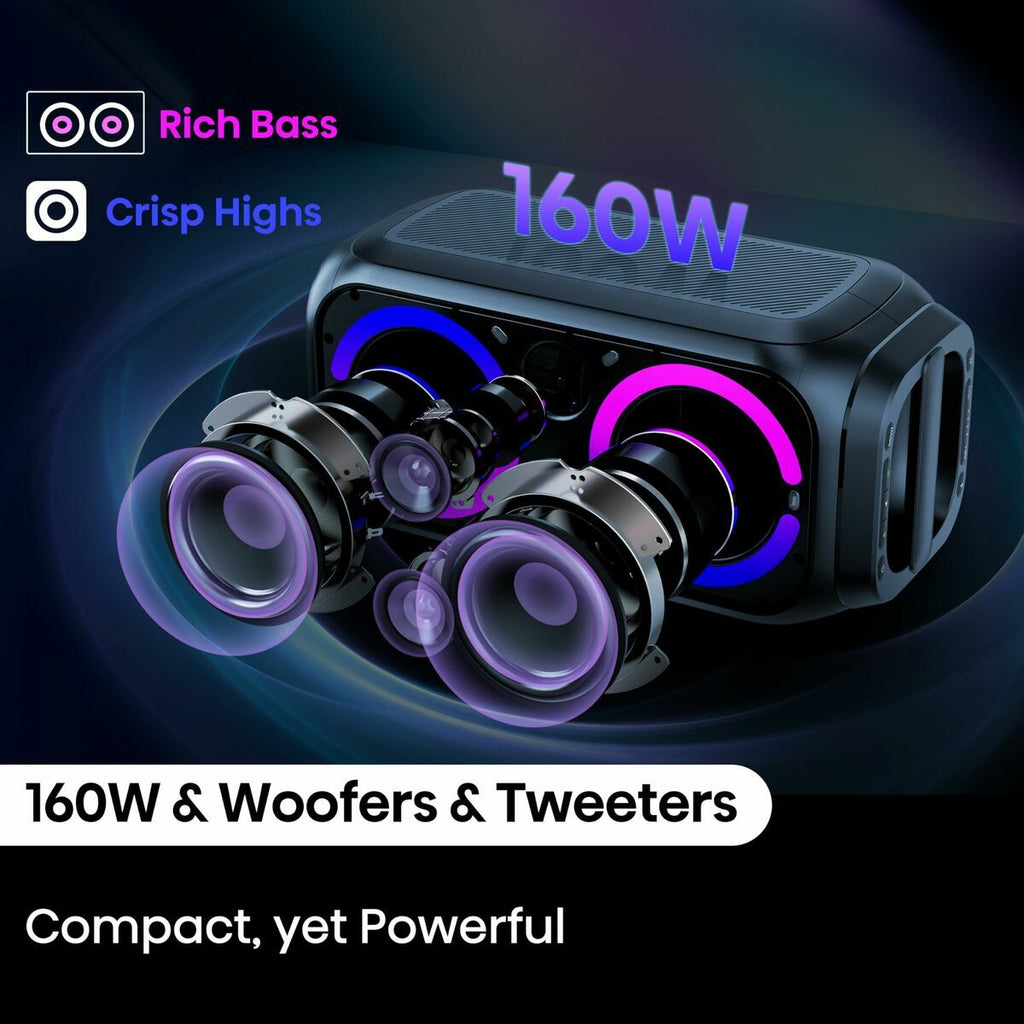 Portable Bluetooth Speakers Hisense PR160 Black